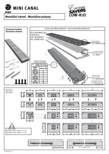 Manuál Mini Canal pdf - Jaga