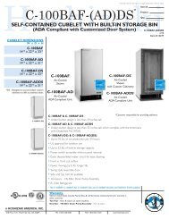 C-100BAF-(AD)DS* - Hoshizaki America, Inc.