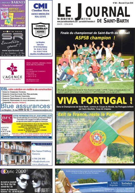 VIVA PORTUGAL ! - Journal de Saint Barth