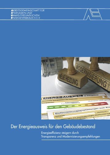 Der Energieausweis - Kaminkehrer Bauer