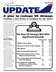 update - AFA USAirways