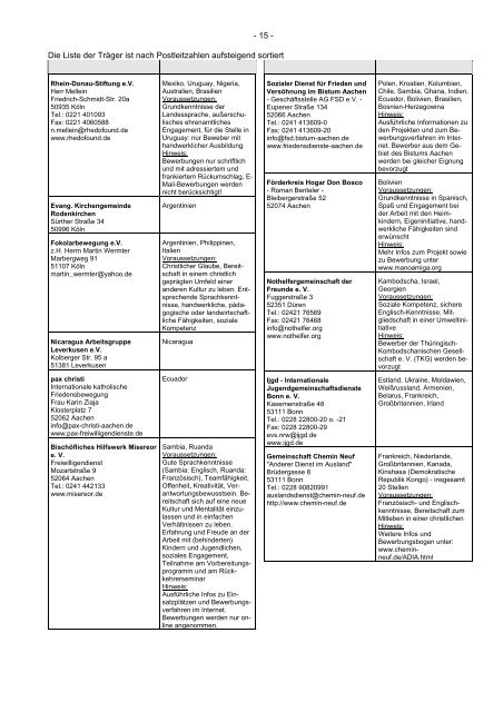 Informationsblatt „Anderer Dienst im Ausland“ - Bundesamt für ...