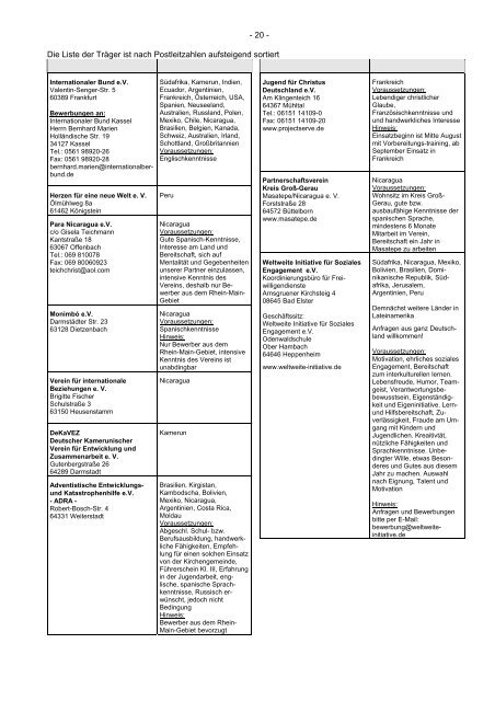 Informationsblatt „Anderer Dienst im Ausland“ - Bundesamt für ...