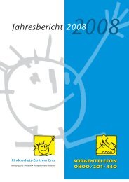 Jahresbericht 2008 - Kinderschutz-Zentrum Graz