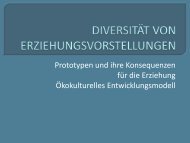 diversität von erziehungsvorstellungen - Kinderschutz-Zentrum Graz