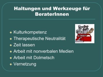 Haltungen und Werkzeuge für BeraterInnen - Kinderschutz-Zentrum ...