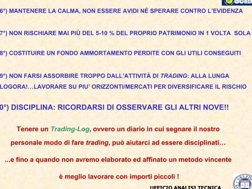 ITALIAN TRADING FORUM - Banca Sella