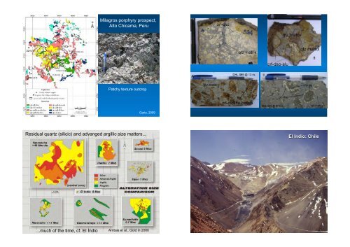 Lithocaps and high-sulfidation epithermal deposits - Sociedad ...