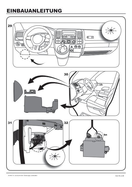 EINBAUANLEITUNG
