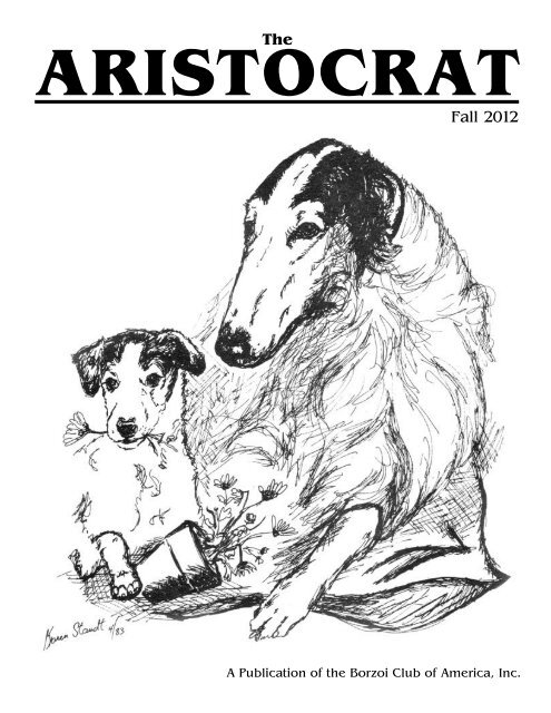 The Fall 2012 - Borzoi Club of America