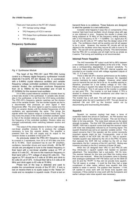 The Clansman UK/PRC-351 and its Variants - VMARSmanuals