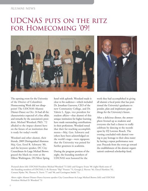 Cover Story…12–13 | Homecoming - University of the District of ...