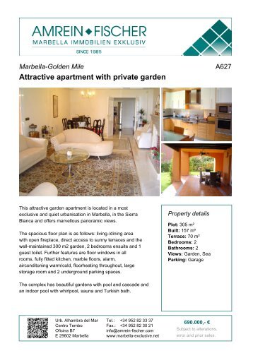 Print fact sheet - Marbella Immobilien Exklusiv