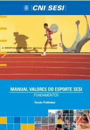 Manual Valores Do Esporte Sesi - Sports In Brazil