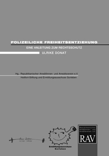 POLIZEILICHE FREIHEITSENTZIEHUNG ... - RAV-Polizeirecht