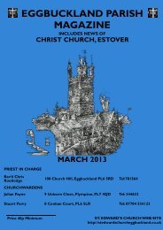 eggbuckland parish magazine includes news of christ church ...