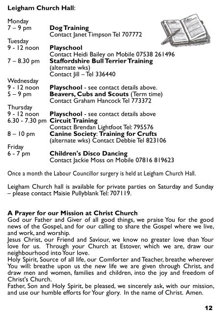 eggbuckland parish magazine includes news of christ church ...