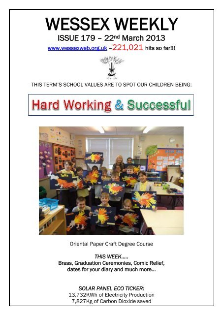 Issue 179 - 22nd March 2013 - Wessex Primary School
