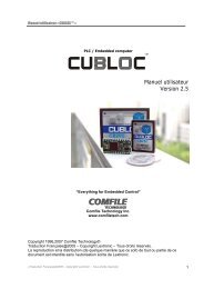 Documentation des modules CUBLOC - Lextronic