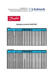 Agregate ermetice DANFOSS - Kubitech