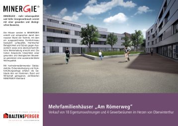 Mehrfamilienhäuser „Am Römerweg“ - Baltensperger AG