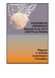 Commission Formation - Ligue Champagne Ardenne de basket-ball