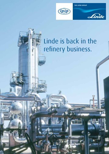 Linde is back in the refinery business. - Linde-India