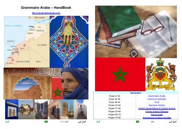 Grammaire Arabe – HandBook - mementoslangues.fr