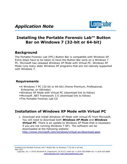 windows xp mode windows 7 32bit
