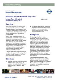 Behaviour at Cycle Advanced Stop Lines - Transport for London