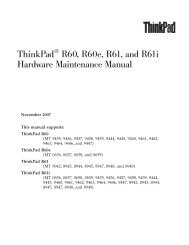 MT ThinkPadï½® ThinkPad R60, R60e, R61, and R61i - tim.id.au
