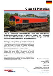 Class 66 Ersatzteile - Unipart Rail