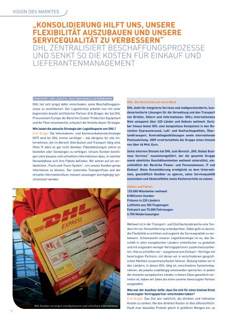 Konsolidierung hilft DHL FlexibilitÃƒÂ¤t auszubauen und ... - Zetes