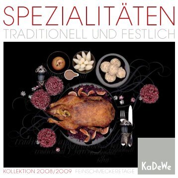 TRADITIONELL UND FESTLICH - KaDeWe