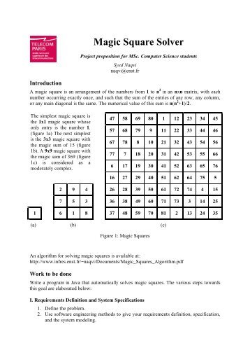 Magic Square Solver