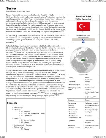 Turkey - Wikipedia, the free encyclopedia - Autodesk International ...