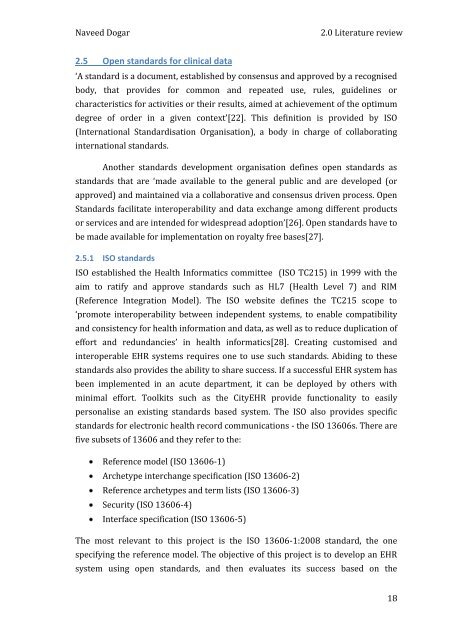 Evaluation Of CityEHR Toolkit Through Development Of An Open ...