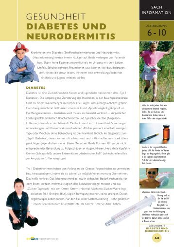 GESUNDHEIT DIABETES UND NEURODERMITIS