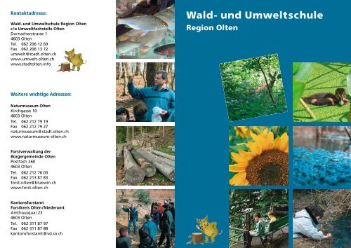 Flyer (PDF 169 kB) - bei der Umweltfachstelle Olten