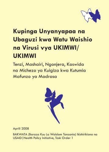 Kupinga Unyanyapaa na Ubaguzi kwa Watu Waishio na Virusi vya ...