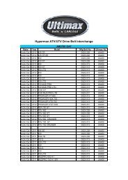 Ultimax ATV,UTV Belt Interchange 9.2.09 for website