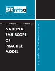 NATIONAL EMS SCOPE OF PRACTICE MODEL - The National ...