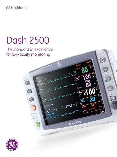 GE Healthcare Dash 2500 v4 Vital Signs Monitor ... - MedSupplier.com