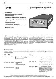 DigitÃ¡lnÃ­ procesnÃ­ regulÃ¡tor - M Elektronika