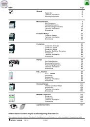 Motor Controls & Contactors - Geeco