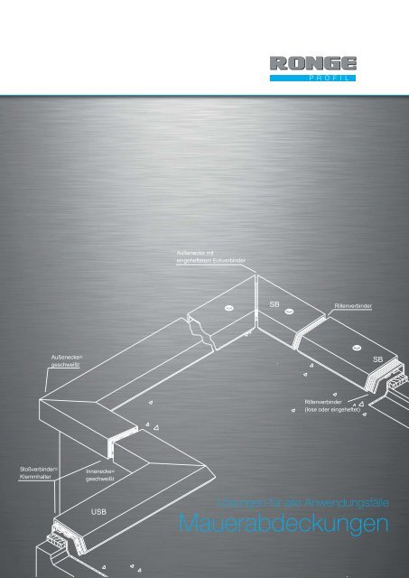 Mauerabdeckungen - Ronge Profil GmbH & Co. KG