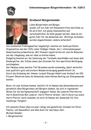 Bürgerinfo 3-2013 - Gemeinde Unterammergau