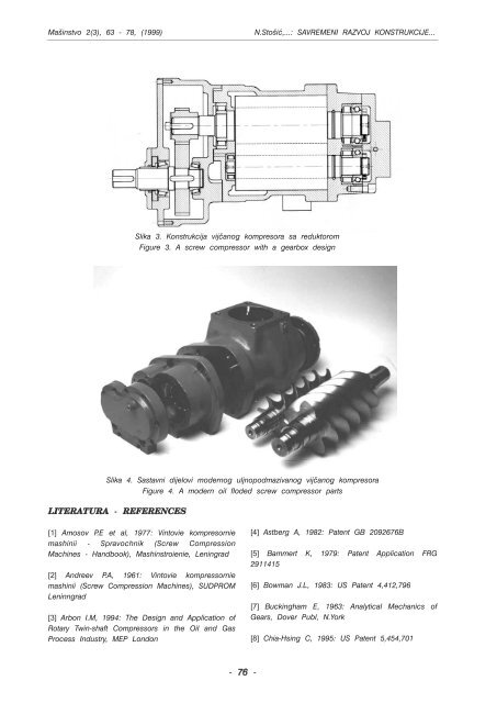 savremeni razvoj konstrukcije i proizvodnje vij^anih kompresora ...
