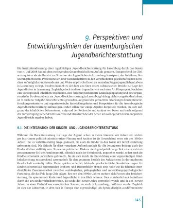 9. Perspektiven und Entwicklungslinien der luxemburgischen ...