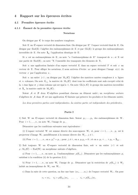 Rapport sur l'agrÃƒÂ©gation interne et le CAERPA de mathÃƒÂ©matiques ...